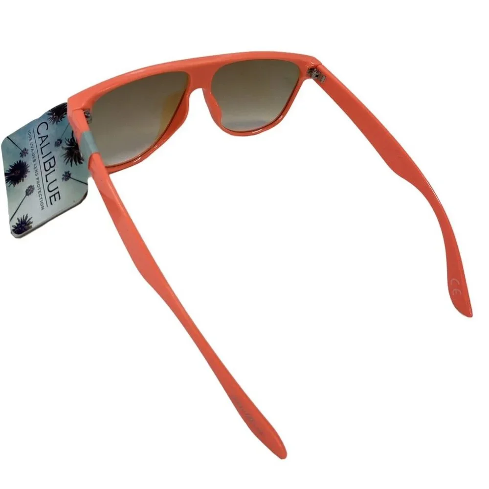 Caliblue Pink 100% UVA + UVB Protection Womens Shield Style Sunglasses